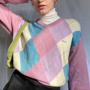 SOLD RARE PASTEL LACOSTE SWEATER